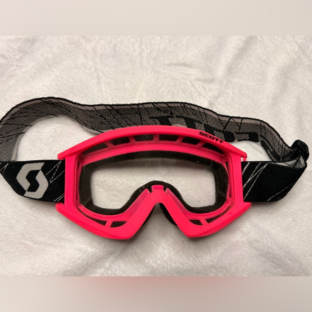 Throwback- Scott Neon Pink Goggles